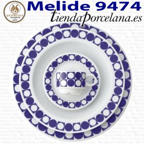 Platos y Tazas Porcelanas Pontesa Melide 94 74 vajillas Santa Clara