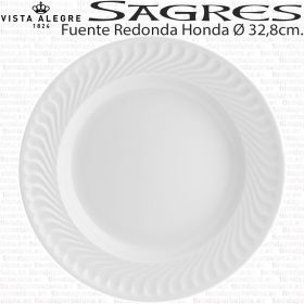 Fuente Redonda Honda SAGRES Vista Alegre Colección porcelana clásica