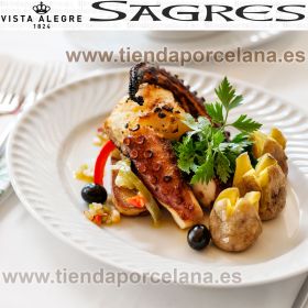 Plato Llano SAGRES Vista Alegre Porcelana