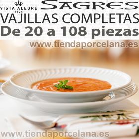 Vajillas Completas desde 20 a 108 piezas Vista Alegre SAGRES