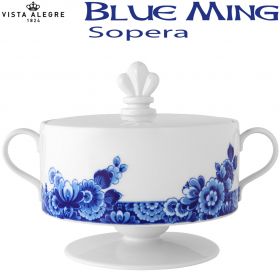 Sopera con Pie Vista Alegre Blue Ming
