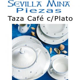 Taza Café con Plato Santa Clara Sevilla Mina