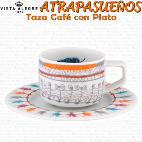 Vista Alegre Atrapasueños Tazas Café con Plato