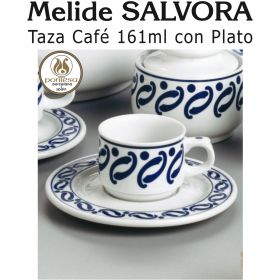 Taza Café con Leche 161ml Pontesa Santa Clara Melide Salvora Porcelana profesional hosteleria