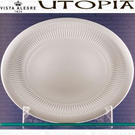 Fuente Ovalada Vista Alegre UTOPIA porcelana decorada