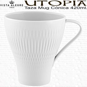 UTOPIA Taza Mug Desayuno Cónica Porcelana Vista Alegre