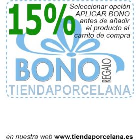 Bono Regalo 15% de descuento en la compra de la vajilla Vista Alegre Luso Platina