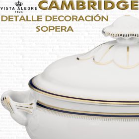 Sopera Vista Alegre Cambridge detalle decoración