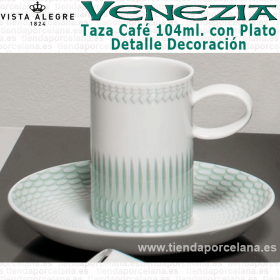 Taza cafe con plato VENEZIA Vista Alegre