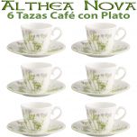 6 Tazas Café con Plato Althea Nova Villeroy & Boch