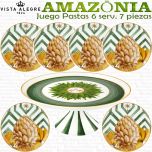 AMAZONIA Servicio de Pastas / Tarta / Postres Vista Alegre Porcelana