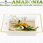 Bandeja Cascais Cuadrada Grande 14x14cm. Vista Alegre AMAZONIA