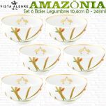 6 Boles de Legumbres 10,4cm Ø - 243ml Vista Alegre AMAZONIA