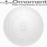 ORNAMENT Vista Alegre Bajo Plato Presentacion 32cm Domo Ornaments Menaje Hogar