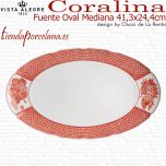 Fuente Oval Mediana CORALINA Oscar de la Renta Vista Alegre