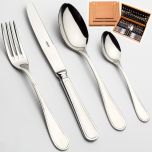 Cubertería PARÍS 113 piezas 18/10 2.5mm con Cuchillo Mesa en Estuche Dalper