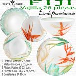Vajilla FIJI 26 piezas Vista Alegre porcelana colección