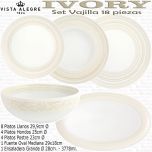 Vajilla 18 piezas Vista Alegre IVORY