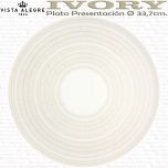 IVORY Bajo Plato Presentaciín Vista Alegre Colección