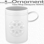 ORNAMENT Tazas Desayuno Mug Vista Alegre Porcelana