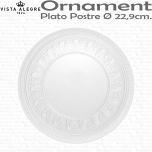 ORNAMENT Plato Postre Vista Alegre Porcelana