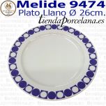 Platos Llanos 26 Porcelanas Pontesa Melide 9474 Santa Clara