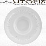 UTOPIA Plato Hondo Sopa Vista Alegre Colección Porcelana Hogar Hostelería