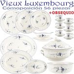 Vajilla 56 piezas Villeroy & Boch ALT VIEUX LUXEMBURG + OBSEQUIO