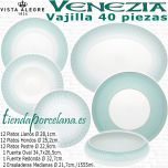 Vajilla VENEZIA Vista Alegre Porcelana Verde