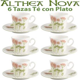 6 Tazas Té con Plato Althea Nova Villeroy & Boch