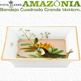 Bandeja Cascais Cuadrada Grande 14x14cm. Vista Alegre AMAZONIA