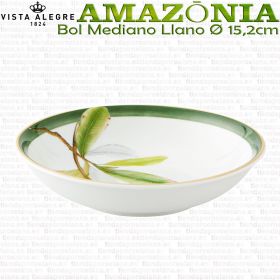 Amazonia cazoleta bol llano mediano colección vista alegre porcelana