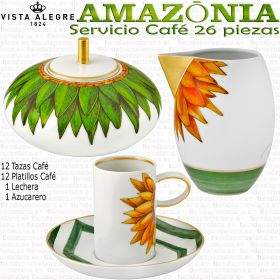 Servicios Café AMAZONIA 26 piezas Vista Alegre