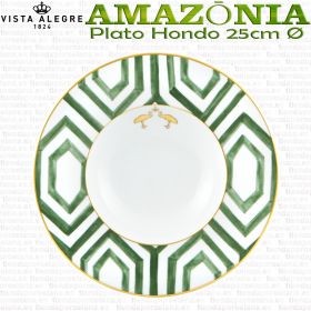 AMAZONIA Vista Alegre Platos Hondo 25cm piezas vajilla