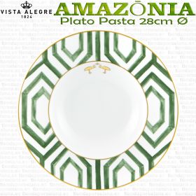 PLATO PASTA 28cm Ø Vista Alegre porcelana AMAZONIA