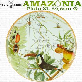 AMAZONIA Plato XL 39cm vajilla porcelana Vista Alegre