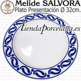 Bajo Plato Presentación Porcelanas Pontesa Melide Salvora Vajillas Santa Clara