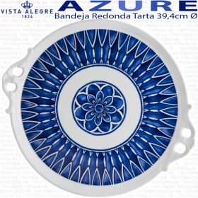 Bandeja Redonda de Tarta con Asas 39cm Ø Vista Alegre AZURE 