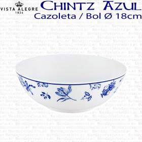 cazoleta bol vista alegre chintz azul flores cobalto ref 21126867