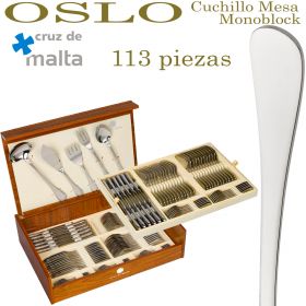 cuberteria en estuche cruz de malta OSLO