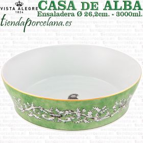CASA DE ALBA Ensaladera Centro de Mesa Vista Alegre Porcelana