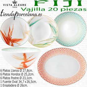 Vajilla FIJI Vista Alegre Porcelana decorada