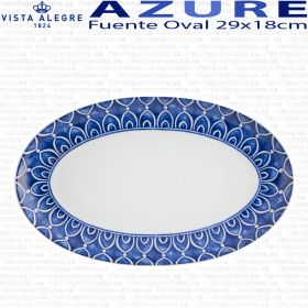 Fuente Oval Mediana 29x18cm Vista Alegre AZURE LUX