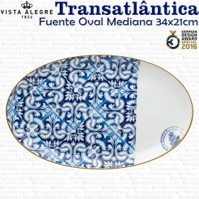Fuente Ovalada Mediana 34x21cm Vista Alegre Transatlantica