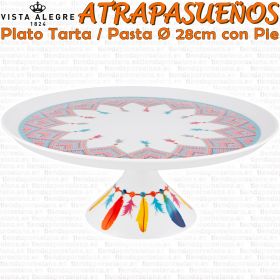 ATRAPASUEÑOS Bandeja Tarta / Pastas con Pie Ø 28cm Vista Alegre Pineda Covalin