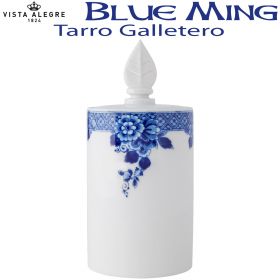 Tarro Galletero centro de mesa Vista Alegre Blue Ming