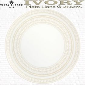 Plato Llanos IVORY Vista Alegre colección comprar piezas sueltas