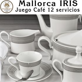 Juego Café 12 servicios 27 piezas Pontesa Mallorca IRIS