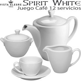 Juego Café Spirit White 12 servicios 27 piezas Vista Alegre