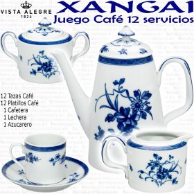 Juego Café 12 servicios 27 piezas XANGAI Vista Alegre